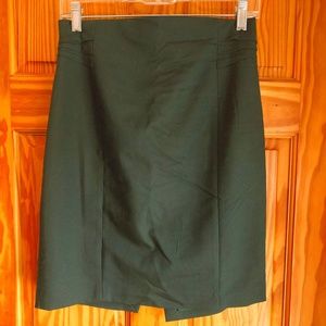 DONATING 11/22 - NWT EXPRESS Green Pencil Skirt